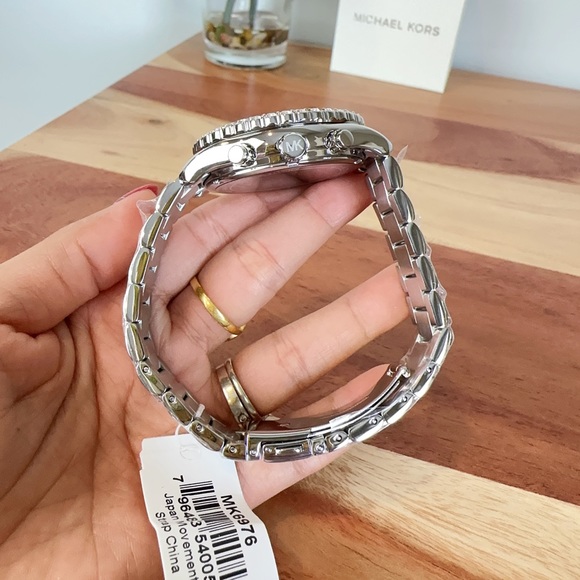 NWT Michael Kors Layton Chronograph Stainless Steel Watch 42mm - Picture 9 of 12